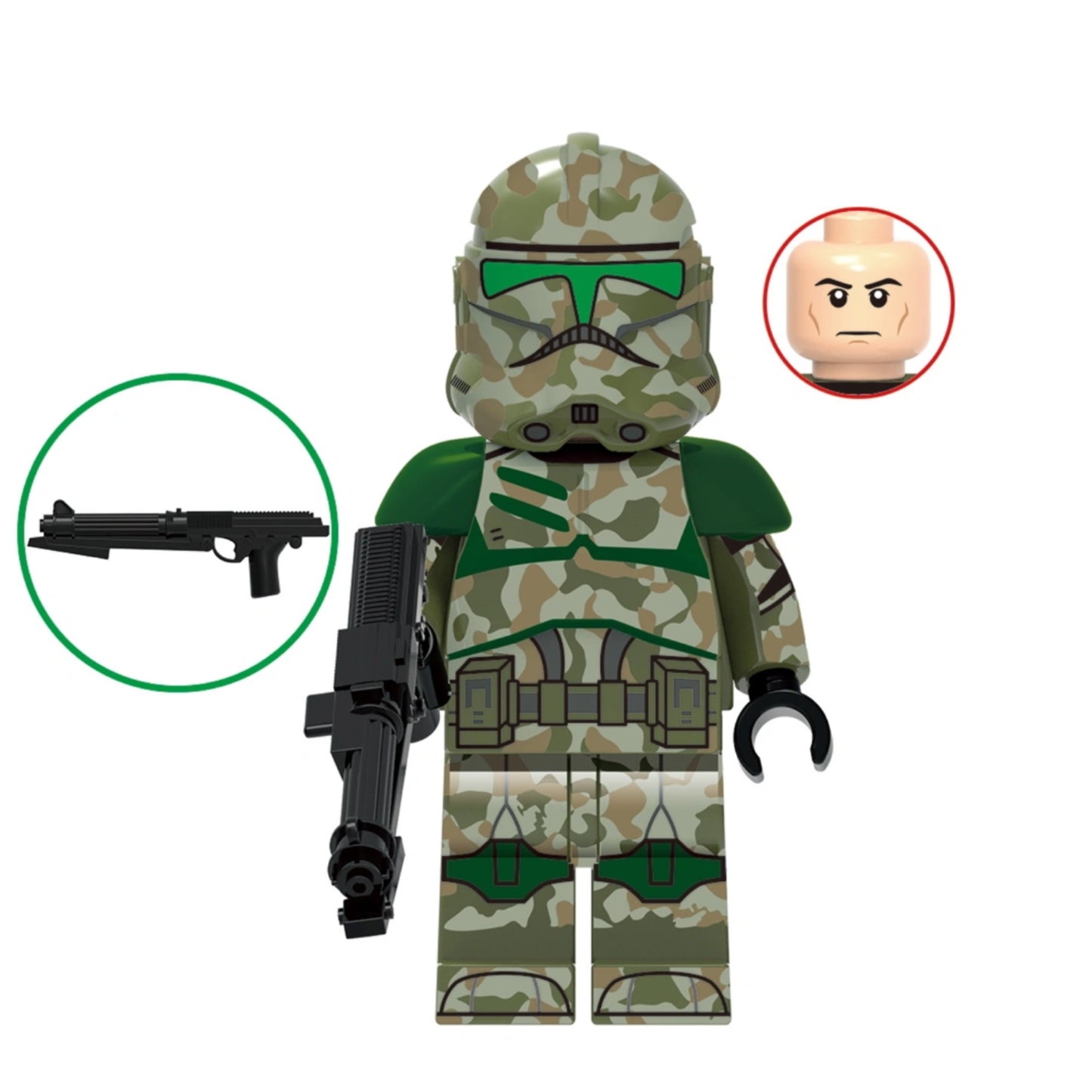 41st Ranger Platoon Camo Clone trooper - Star Wars Minifigure