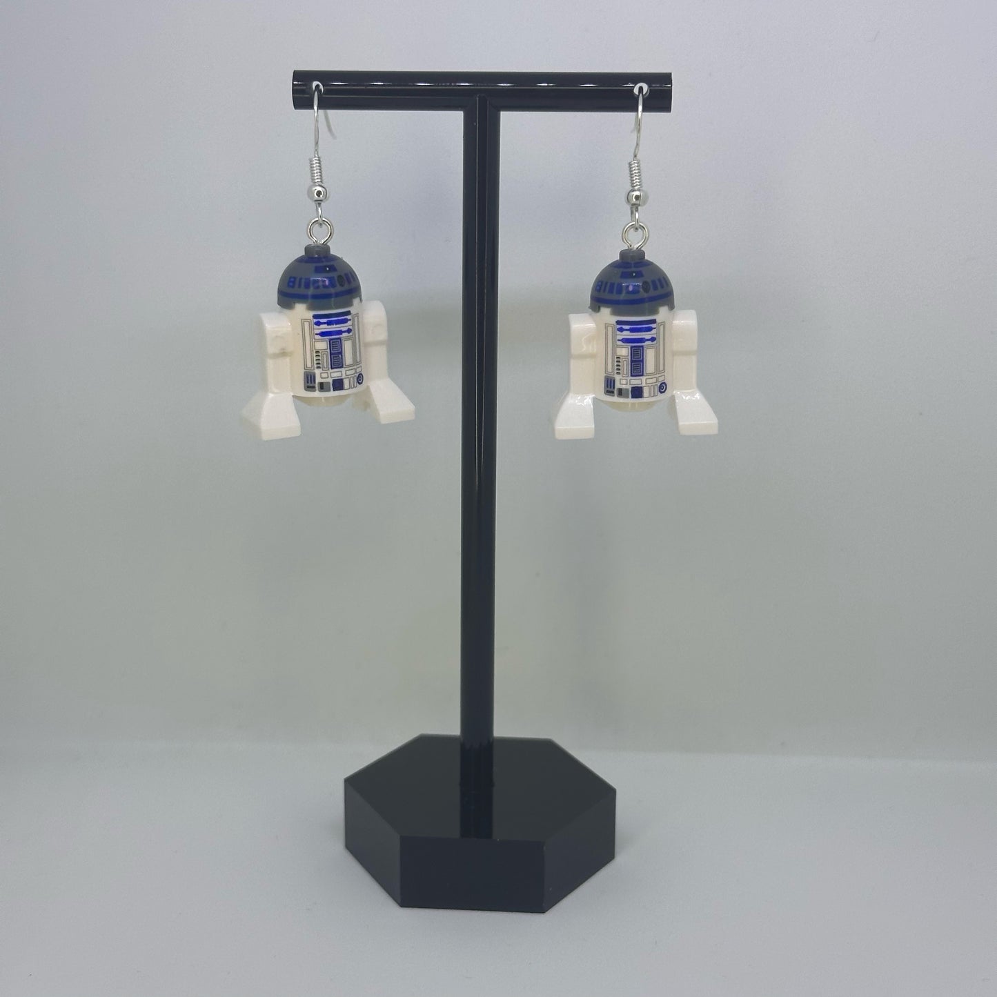 Silver R2D2 Earrings - Star Wars Earrings