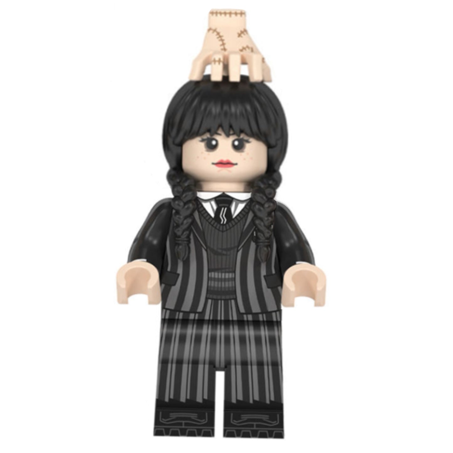 Wednesday and Thing - Horror Minifigure