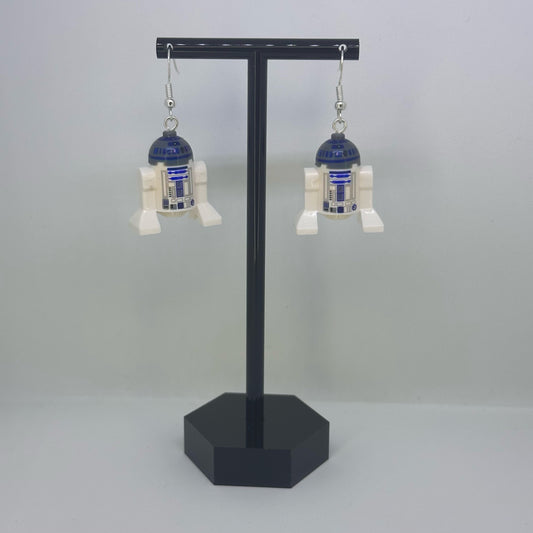 Silver R2D2 Earrings - Star Wars Earrings